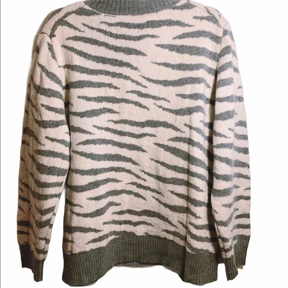 La Vie Rebecca Taylor Animal Print Wool Alpaca Blend Sweater NWT - Picture 3 of 8